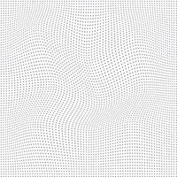 einfach abstrakt Aubergine lite Farbe klein Polka Punkt wellig verzerren Muster vektor