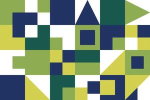 abstrakt grön fyrkant geometrisk bakgrund. dekorativ bakgrund för tapet, mönster fyller, webb sida yta, yta texturer. vektor