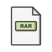 RAR-Vektor-Symbol vektor