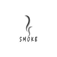 rök ånga logotyp vektor mall illustration