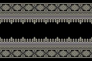 Vertikale Ikat geometrisch traditionell Stil, nahtlos Muster und Linie Textur Hintergrund. verwenden zum Stoff, Textil, Dekoration Elemente. vektor