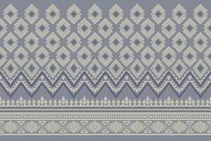 vertikal ikat geometrisk traditionell stil, sömlös mönster och linje textur bakgrund. använda sig av för tyg, textil, dekoration element., textil, dekoration element. vektor