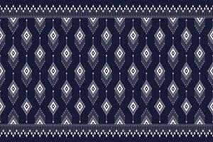 Vertikale Ikat geometrisch traditionell Stil, nahtlos Muster und Linie Textur Hintergrund. verwenden zum Stoff, Textil, Dekoration Elemente. vektor