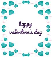 kreativ Konzept von glücklich Valentinsgrüße Tag Karte einstellen vektor