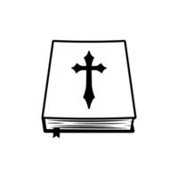 Bibel Symbol Vektor. Religion Illustration unterzeichnen. Vertrauen Symbol oder Logo. vektor