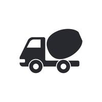 LKW Symbol Vektor. Konstruktion Illustration unterzeichnen. Versand Symbol oder Logo. vektor