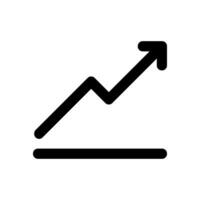 Diagramm Symbol Vektor. Analyse Illustration unterzeichnen. Analytik Symbol oder Logo. vektor