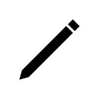 Bleistift Symbol Vektor. Stift Illustration unterzeichnen. schreiben Symbol oder Logo. vektor