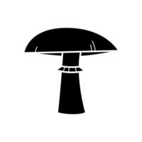 Pilz Vektor Symbol. Essen Illustration unterzeichnen. Pilz Symbol oder Logo.