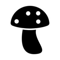 Pilz Vektor Symbol. Essen Illustration unterzeichnen. Pilz Symbol oder Logo.