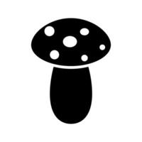 Pilz Vektor Symbol. Essen Illustration unterzeichnen. Pilz Symbol oder Logo.