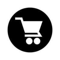 Einkaufen Wagen Symbol Vektor. Supermarkt Illustration unterzeichnen. Einkaufen Symbol oder Logo. vektor