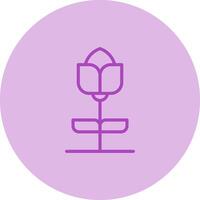 Symbol für Tulpenvektor vektor