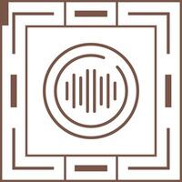 Audio- Spektrum Kreis Vektor Symbol