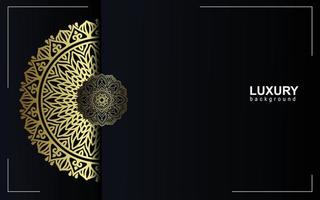 Luxus-Zier-Mandala-Hintergrund mit arabischem islamischem Ostmustermuster-Premium-Vektor-freiem Vektor