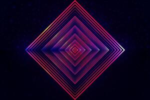 abstrakt Neon- Diamant Hintergrund mit Linien und Linien, abstrakt Hintergrund Verein Hintergrund, Band geometrisch Hintergrund bunt Design Hintergrund Banner, vektor