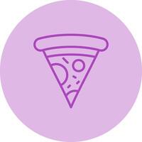 Pizza-Vektor-Symbol vektor