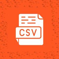 csv-Vektorsymbol vektor