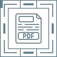 Pdf-Vektorsymbol vektor