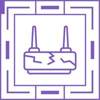 router enhet vektor ikon