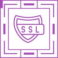 ssl Zertifikat Vektor Symbol