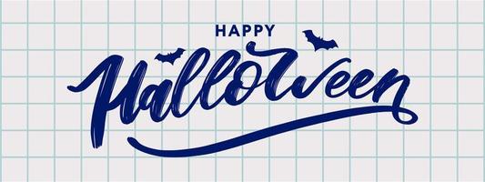 Happy Halloween Text Banner Schriftzug Urlaub Sonderangebot Shop jetzt vektor