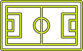 Fußball Tonhöhe vecto Symbol vektor