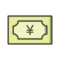 Yen-Vektor-Symbol vektor