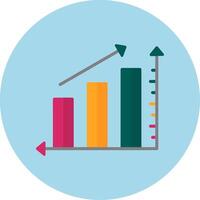 Statistiken erhöhen, ansteigen vecto Symbol vektor