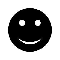 Glad Emoji Vector Icon