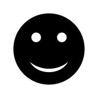 Glückliche Emoji-Vektor-Ikone vektor