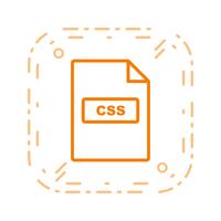 CSS-Vektor-Symbol vektor