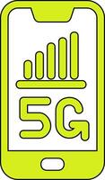 5g smartphone Vecto ikon vektor