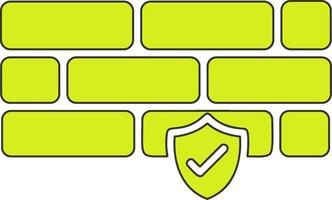 Firewall vecto Symbol vektor