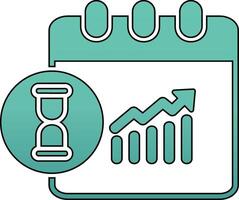 Arbeit tot Linie vecto Symbol vektor