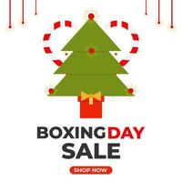Boxing Day Sale Social-Media-Post-Design-Vorlage vektor