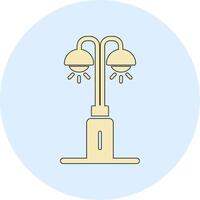 Park Lampe vecto Symbol vektor
