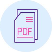 pdf Datei vecto Symbol vektor