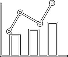 Statistiken vecto Symbol vektor