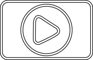 Video Spieler vecto Symbol vektor