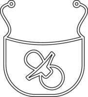 Lätzchen vecto Symbol vektor