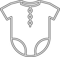 Baby Outfit vecto Symbol vektor