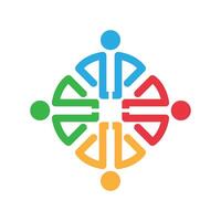 Gemeinschaft Design Logo Symbol vektor