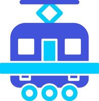 Straßenbahn vecto Symbol vektor