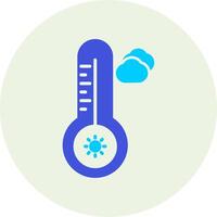 Temperatur heiß vecto Symbol vektor