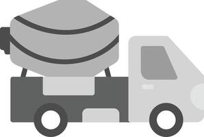 Zement LKW vecto Symbol vektor