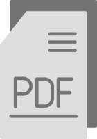 pdf Datei vecto Symbol vektor