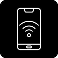 Smartphone W-lan vecto Symbol vektor