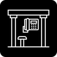 telefon låda Vecto ikon vektor
