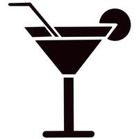 Vektor Martini trinken Symbol Illustration